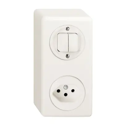 Combinazione AP I-I 1/1L+T13 bianco FH 