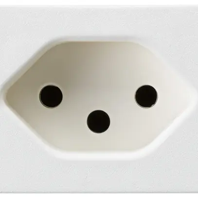 Presa INS FLF Hager tipo 13 bianco con morsetti a innesto 