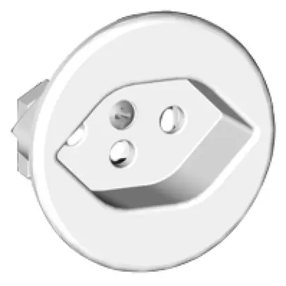 Pezzo frontale basico tipo 13 bianco 