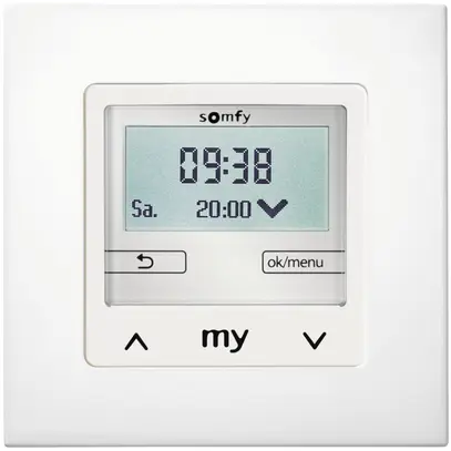 Timer INC Somfy Chronis Smoove IB+, EDIZIOdue, bianco 