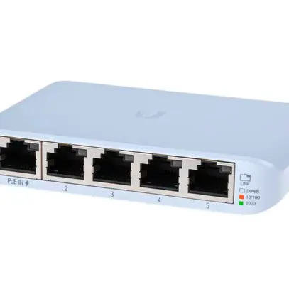 Ubiquiti UniFi 5 Port Switch 5xGE, alimentation USB-C&PoE 