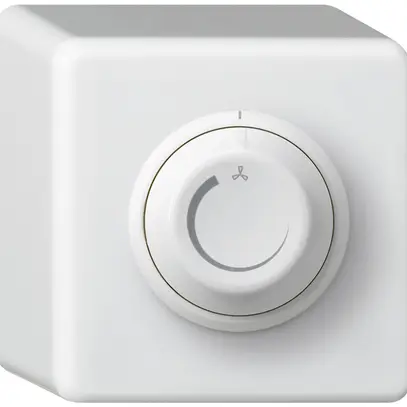 Regolatore di velocità AP bianco basico 25…600VA 