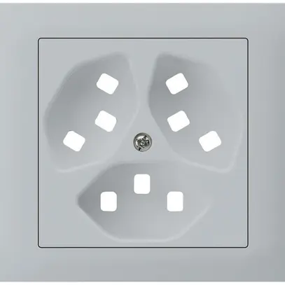 Kit frontal INC G3 kallysto pour prise INC G3 3×T23 cadre à visser gris clair 