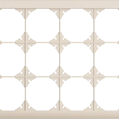 UP-Kopfzeile EDIZIOdue 3×4 crema 
