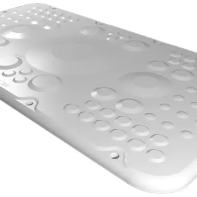 Placca passacavi Rittal AX, con membrane, 401×221mm, materia sintetica 