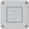 Interruttore per tapparelle INC robusto IP55 grigio con 2 tasti di comando 