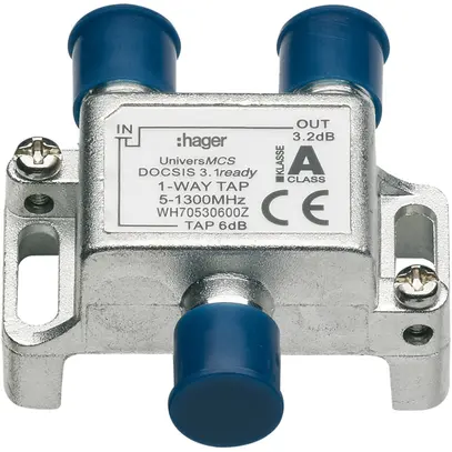 Dérivateur F Hager HMS 5…1300MHz 1 fois 