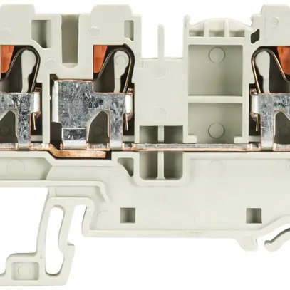 Borne de passage joignable WTP 0.2…2.5mm² 32A 800V 3×broches 1 ét.rail 35mm gr 