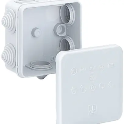 Boîte dérivation AP HP 80 vide 85×85×42mm 