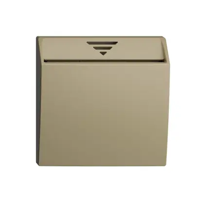 Kit frontal EDIZIOdue sand 60×60mm pour Hotelcard 230VAC 