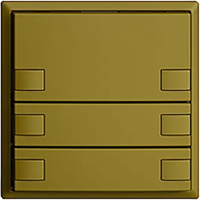 Pulsante INC KNX 6×EDIZIOdue olive RGB senza LED 