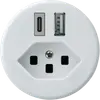 Prise de charge USB basico 18W PD 1×type A 1×type C type 23 blanc 