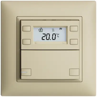 UP-RTH-Taster KNX 1-fach EDIZIOdue FMI vanille, mit LED RGB 