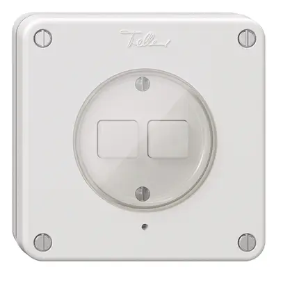 Interrupteur ENC 2K/2T NEVO Wiser blanc 