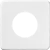 Plaque de recouvrement I 43mm blanc 