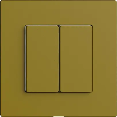 Interruttore 2K/2T Edue Wiser olive 