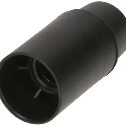 Douille E14 matière synthétique M10×1 noir lisse 