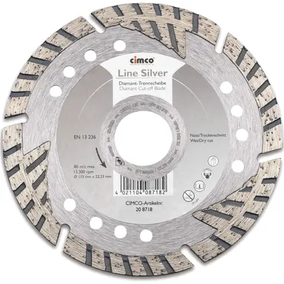 Disque diamant à trancher Cimc Line Silver Ø125mm 