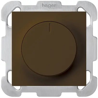 Variatore rotativo universale INC Hager kallysto 20…400W/VA marrone 