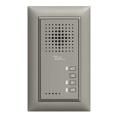 Poste mains libres ENC EDIZIOdue gris foncé 