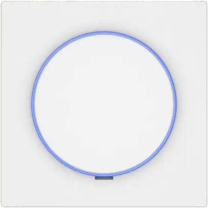 Dimmer EDIZIO.liv SNAPFIX® bel.bl Universal 20…600W/20…600VA ws 