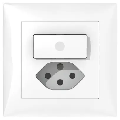 Combinaison lum. ENC I SIDUS B 1/3+T13 blanc brillant 