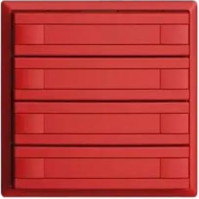 Pulsante KNX RGB EDUE, 250mW, s.LED, c.inserto carta, 8×pulsante, 1×tasto, ber 