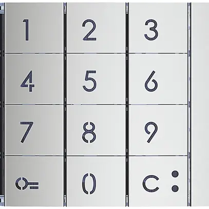 Façade pour module clavier Sfera aluminium 