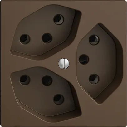 Prise ENC EDIZIOdue 3×T13 coffee 