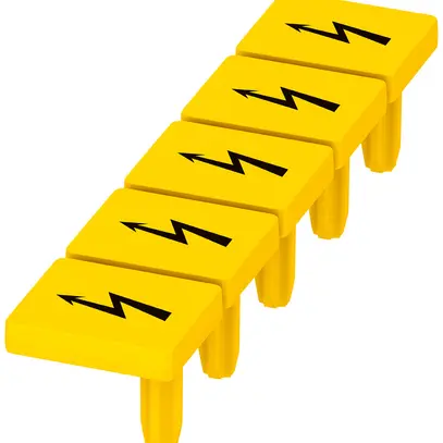 Placca di avviso PX WS PT 6 freccia 8.2mm giallo/nero 