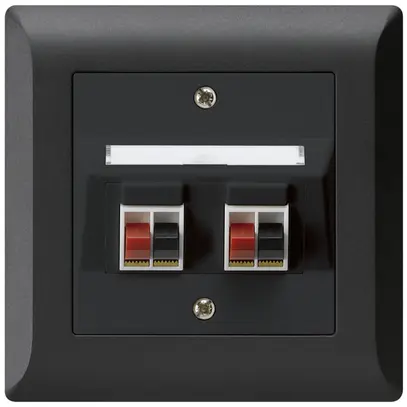 Presa INC audio kallysto.line 2×nero morsetto per 2 altoparlante 