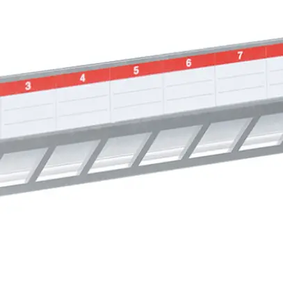 Pannello patch ABB 12 volte, vuoto, per distributore multimedia 