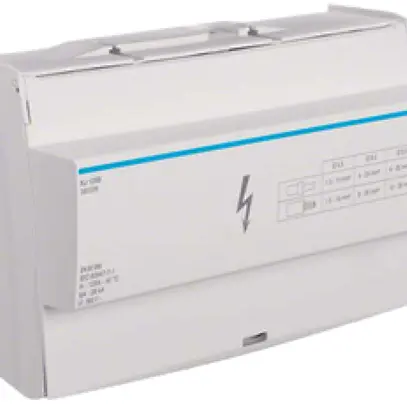 Distributore a barra ottone Hager 4L 125A 1×10…35mm²/3×6…35mm²/11×1.5…16mm² 