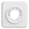 Kit frontal STANDARDdue Aperto->I<-Chiuso blanc 90×90mm pour contact pivotant 