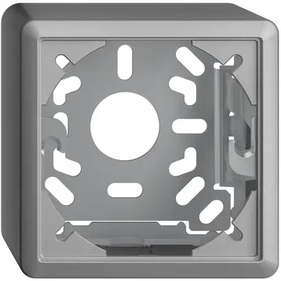 Capot avec plaque de base 54mm EDIZIOdue silver 