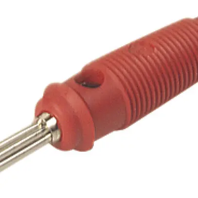 Fiche à aigrette BUELA 20 K système 4mm, rouge 