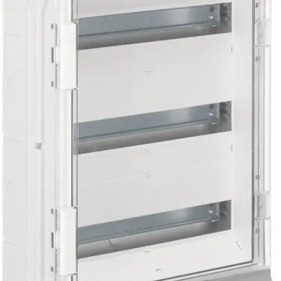 Coffret de distribution AP Hager vector 3 rangées 18UM IP65 418×602×151mm 