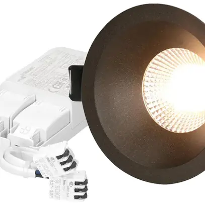 Spot LED INC maxLUCE ATMO 68 9W 700lm 3000K DALI VAR Ø79mm noir 
