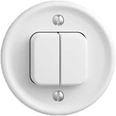 Interruttore a pulsante STANDARDdue SNAPFIX® 1/3+3/1L bi 