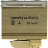Morsetto di terra componibile Woertz 16…70mm² raccordo a vite 2×1 guida G 