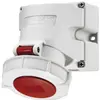 Wandsteckdose CEE 16A 5P 6h 400V rot IP67 Mennekes 