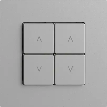 Station secondaire pour interrupteur stores 2c/4t WLAN Edue Wiser silver 