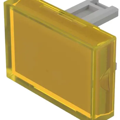 Capot à poussoir EAO31 15×21mm transparent, jaune 