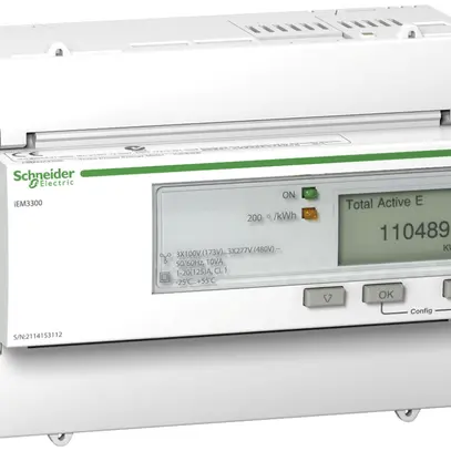 Compteur d'énergie AMD Schneider Electric iEM3300 3P+N 125A 
