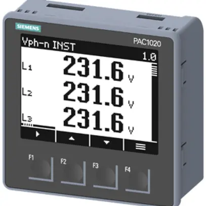 Misuratore di potenza INS Siemens SENTRON PAC1020 3×5A ModbusRTU 