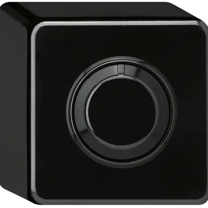 AP-Drehdimmer Nebenstelle Hager basico schwarz 