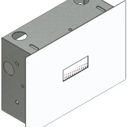 Boîte de raccordement mural INC TV Wad 