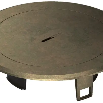 Coperchio Hager per BSR02 metallo ottone 