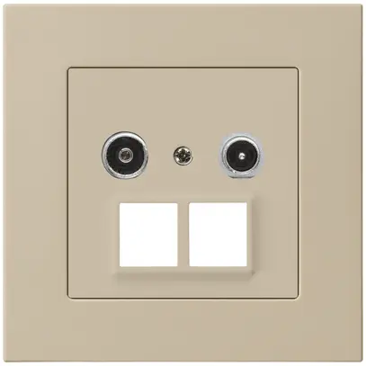 Prise multimédia ENC kallysto.pro R/TV 14dB 2GHz beige 