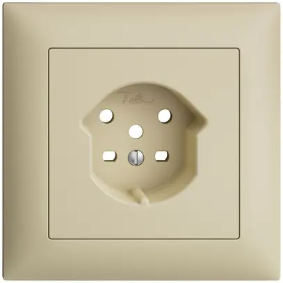 Kit frontal ENC EDIZIOdue vanille 88×88mm 1×T15 